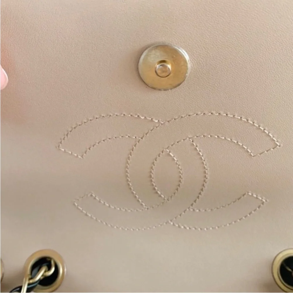 Authentic Chanel Medium Filagree Quilted Leather Bag